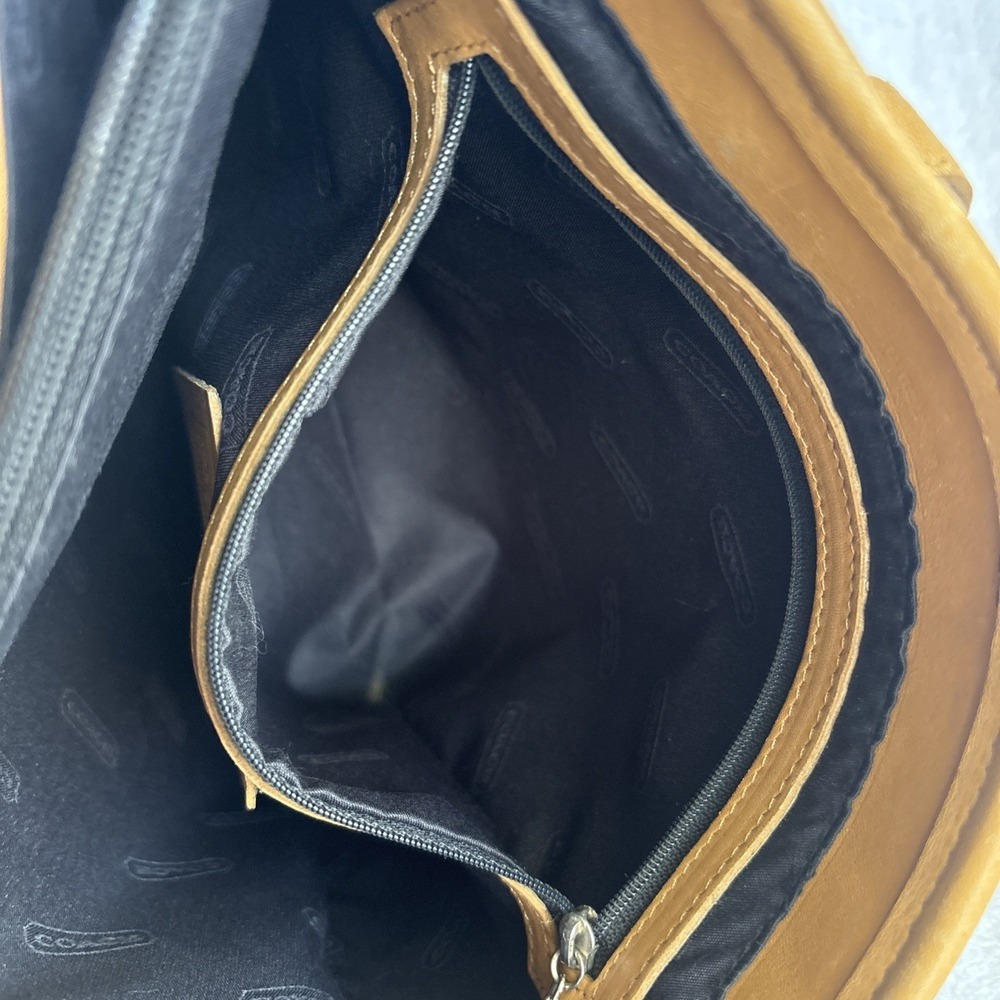 Vintage COACH Mini Lunch Tote Mustard Yellow Leather Bag 9077 90s Costa Rica - Picture 13 of 16